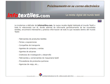 Tablet Screenshot of infotextiles.com